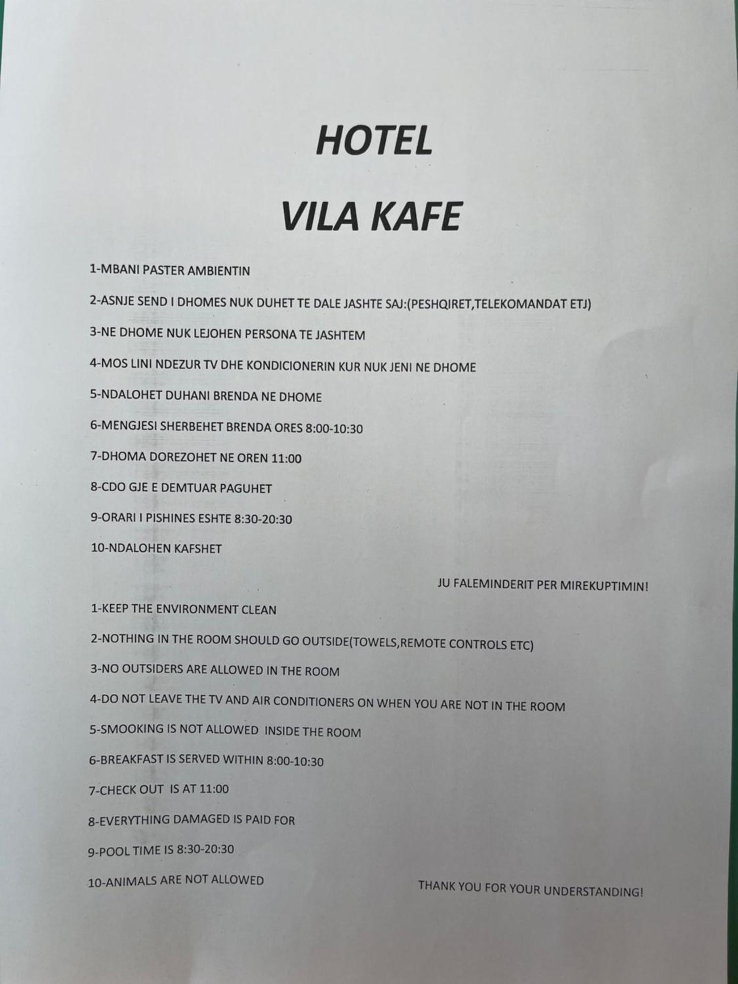 Hotel Vila Kafe Lukove Luaran gambar